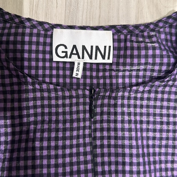 GANNI puff sleeves dress - Picture 3 of 11